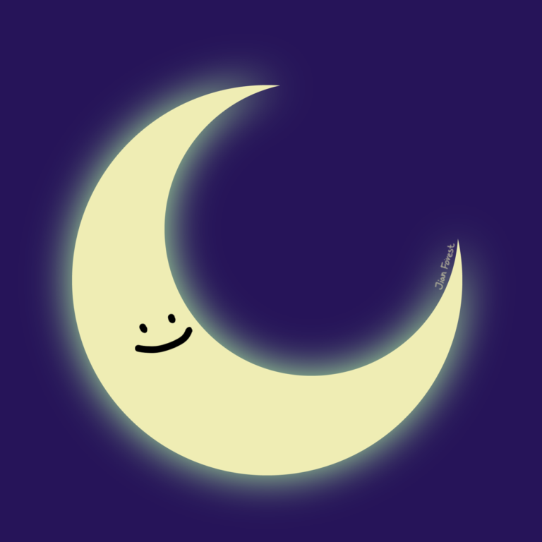 smiling moon, jian forest